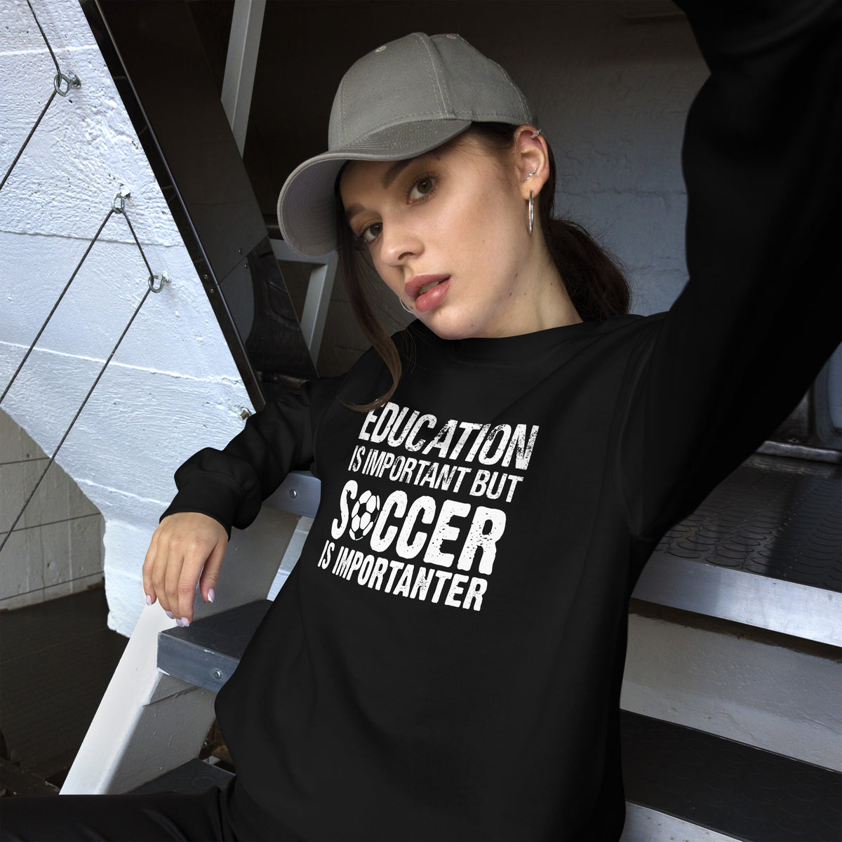 Soccer is Importanter Unisex Sweatshirt