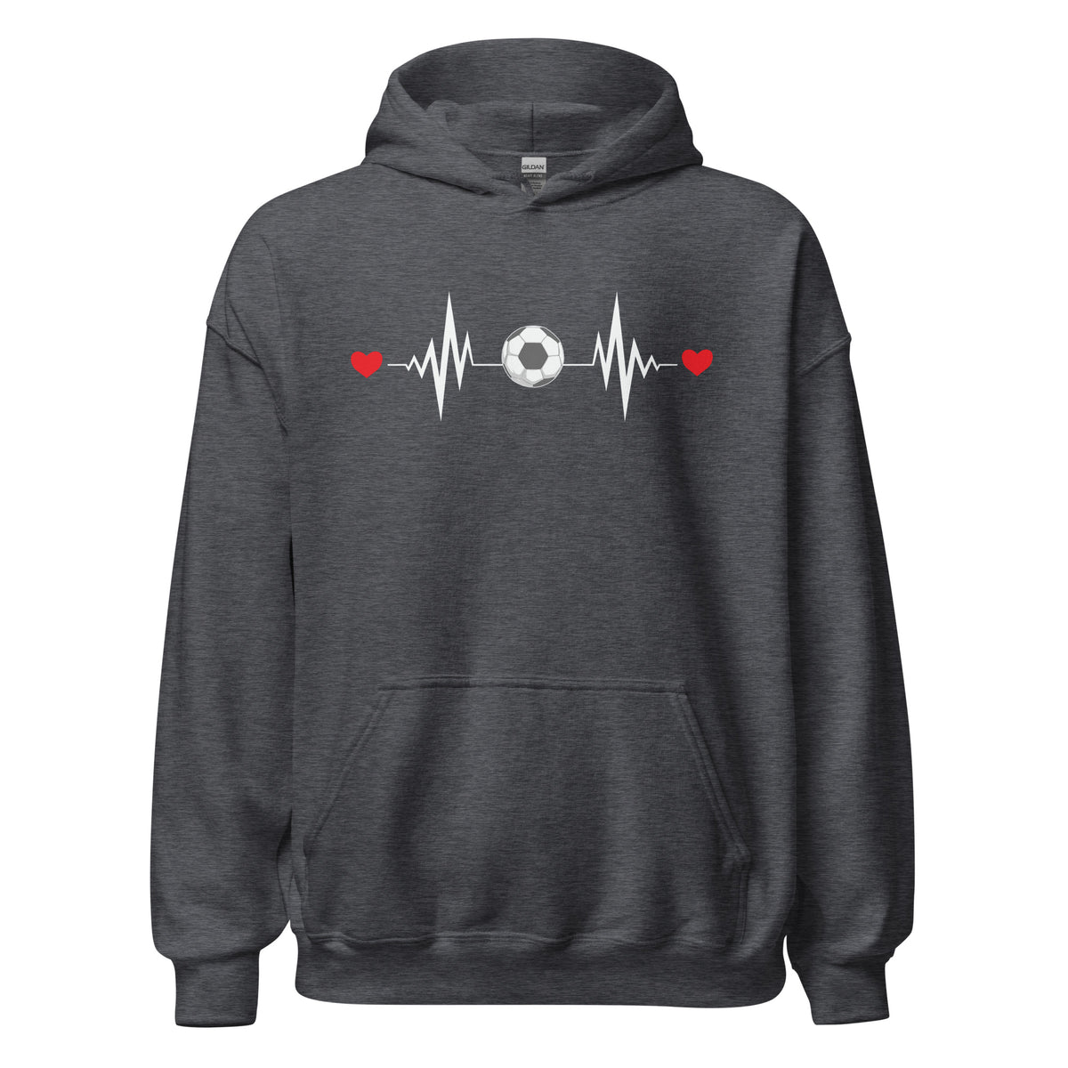 Soccer is My Heart Beat Unisex Hoodie