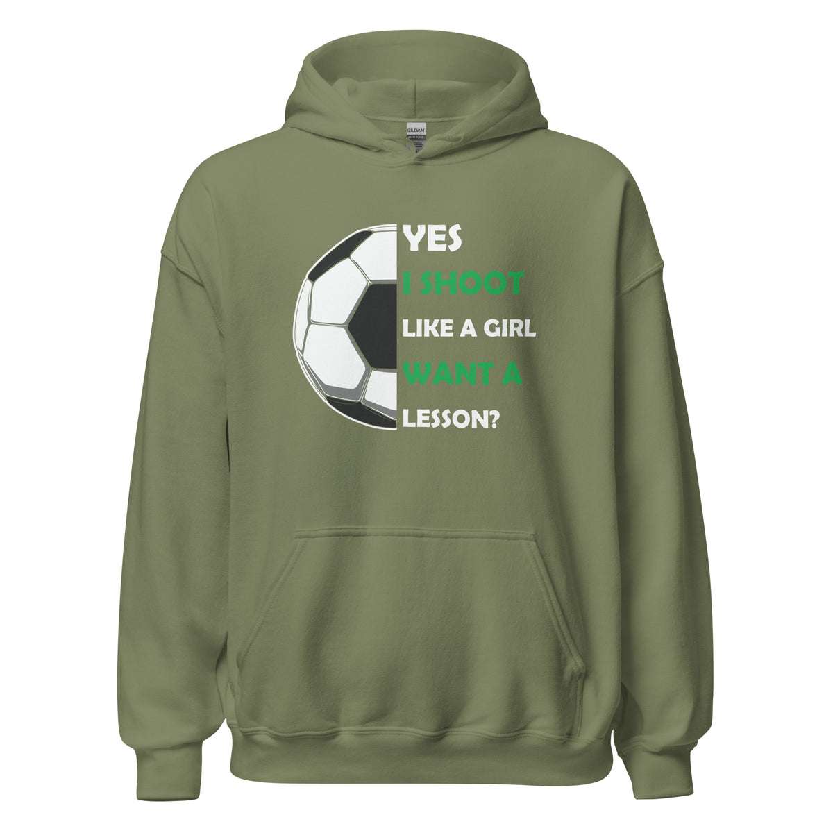 I Shoot Like a Girl Unisex Hoodie