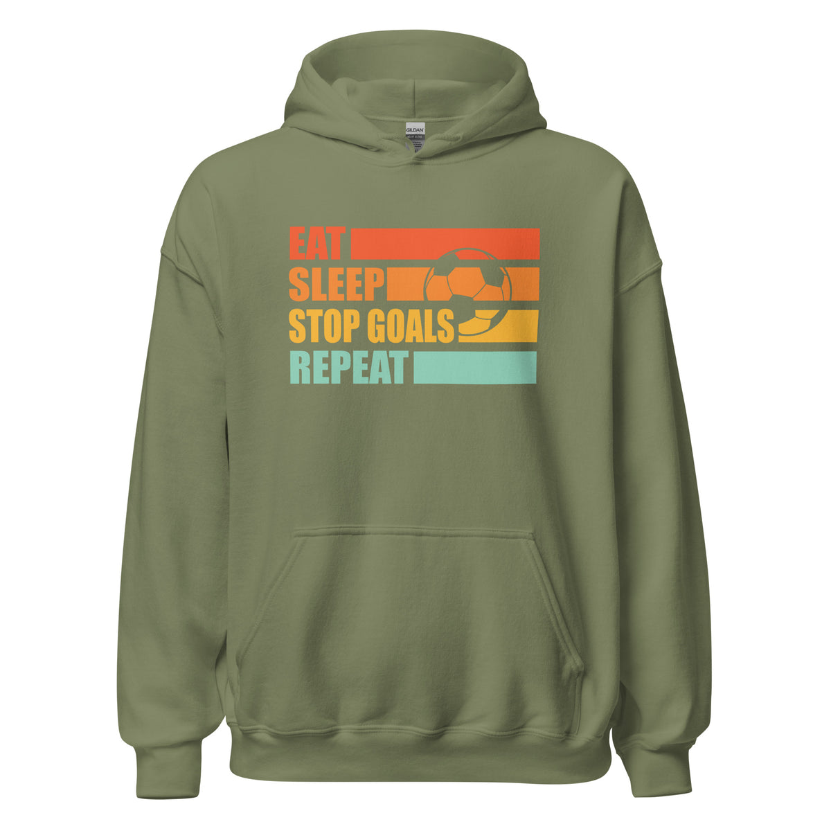 Eat Sleep Stop Goals Repeat Unisex Hoodie