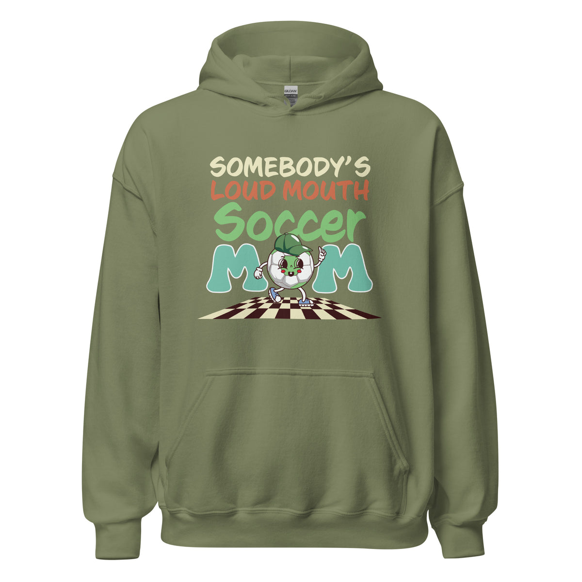 Loud Mouth Soccer Mom Unisex Hoodie