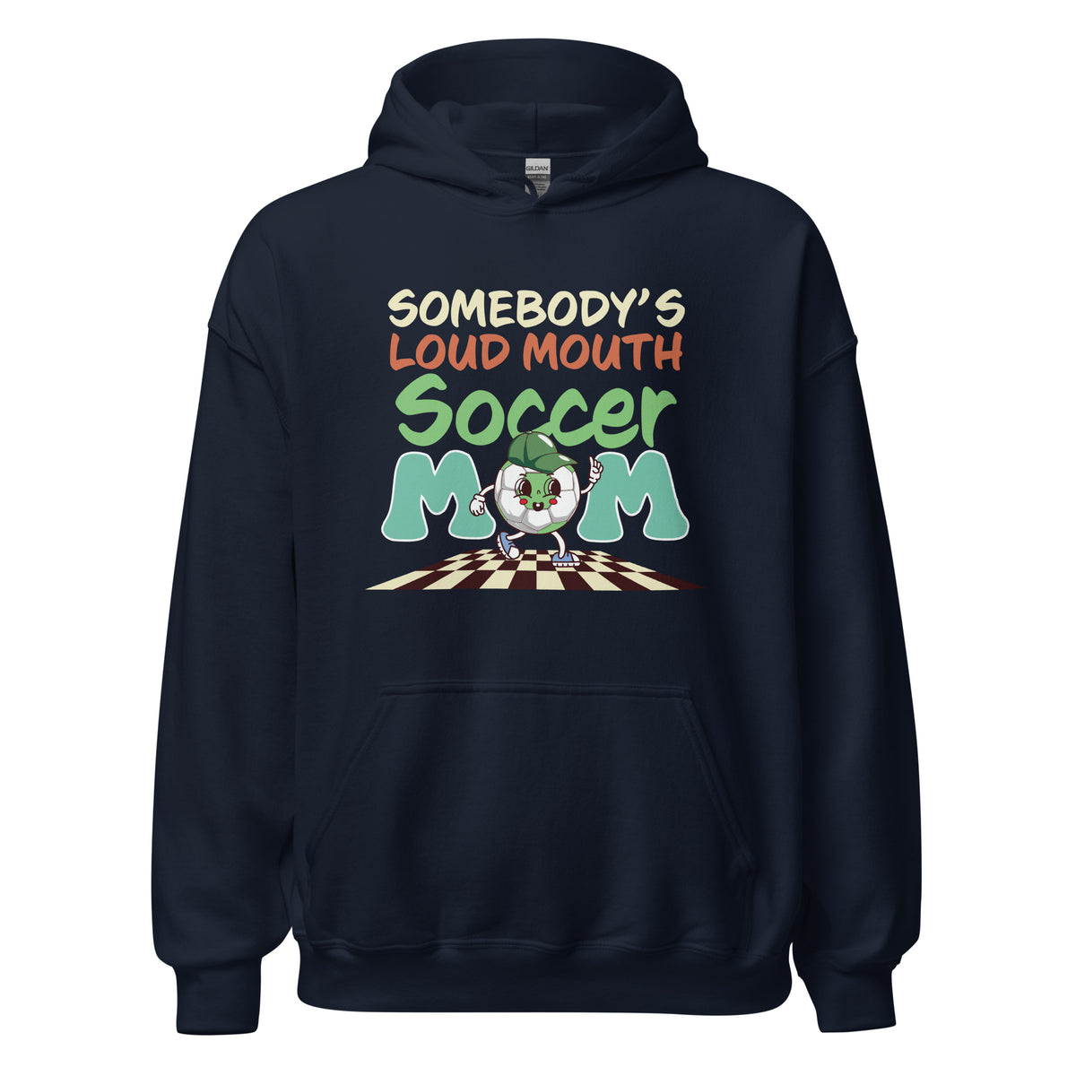 Loud Mouth Soccer Mom Unisex Hoodie