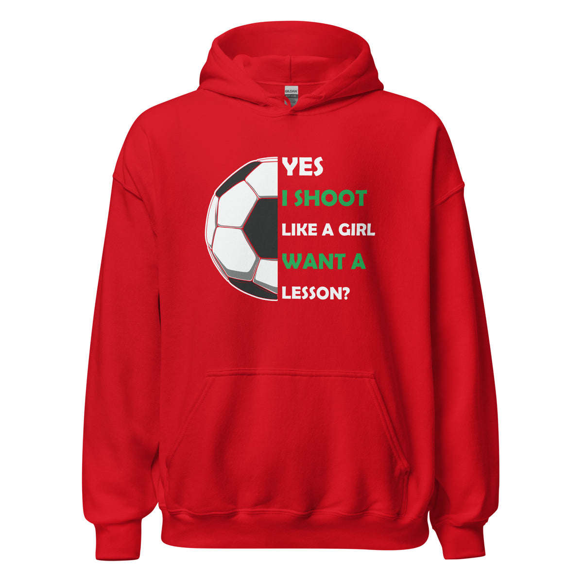 I Shoot Like a Girl Unisex Hoodie