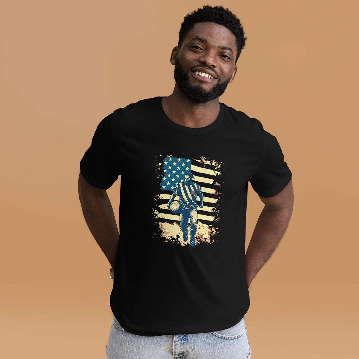 USA Soccer Player Unisex T-Shirt