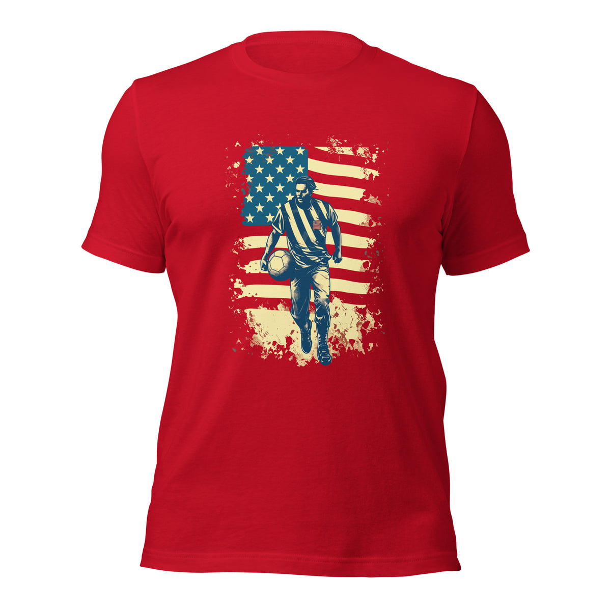 USA Soccer Player Unisex T-Shirt